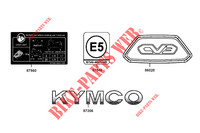 AUFKLEBER für Kymco CV3 550 4T EURO 5