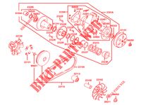 VARIATOR / KUPPLUNG für Kymco K-XCT 125 I ABS 4T EURO III