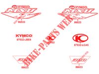 AUFKLEBER für Kymco MXU 300 US 4T EURO II